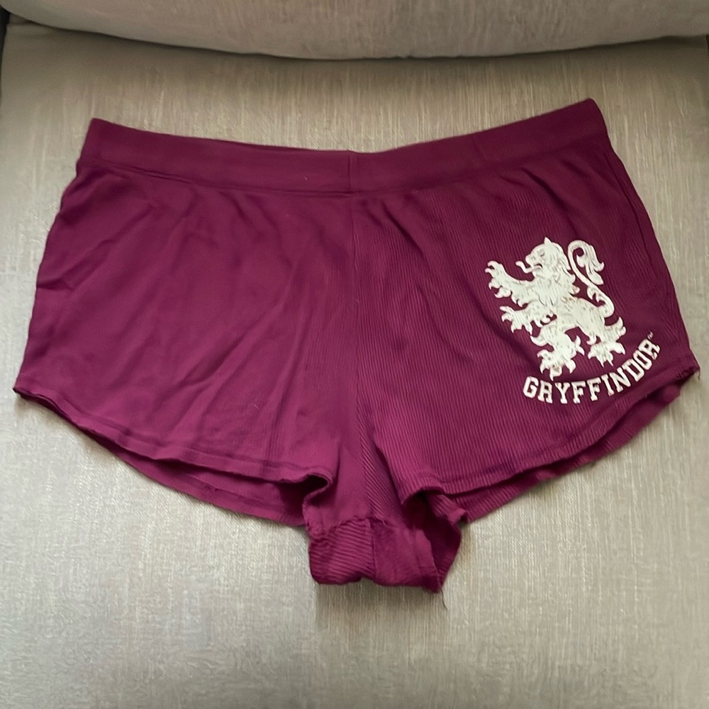 Harry Potter Gryffindor Sleep Shorts Size XL